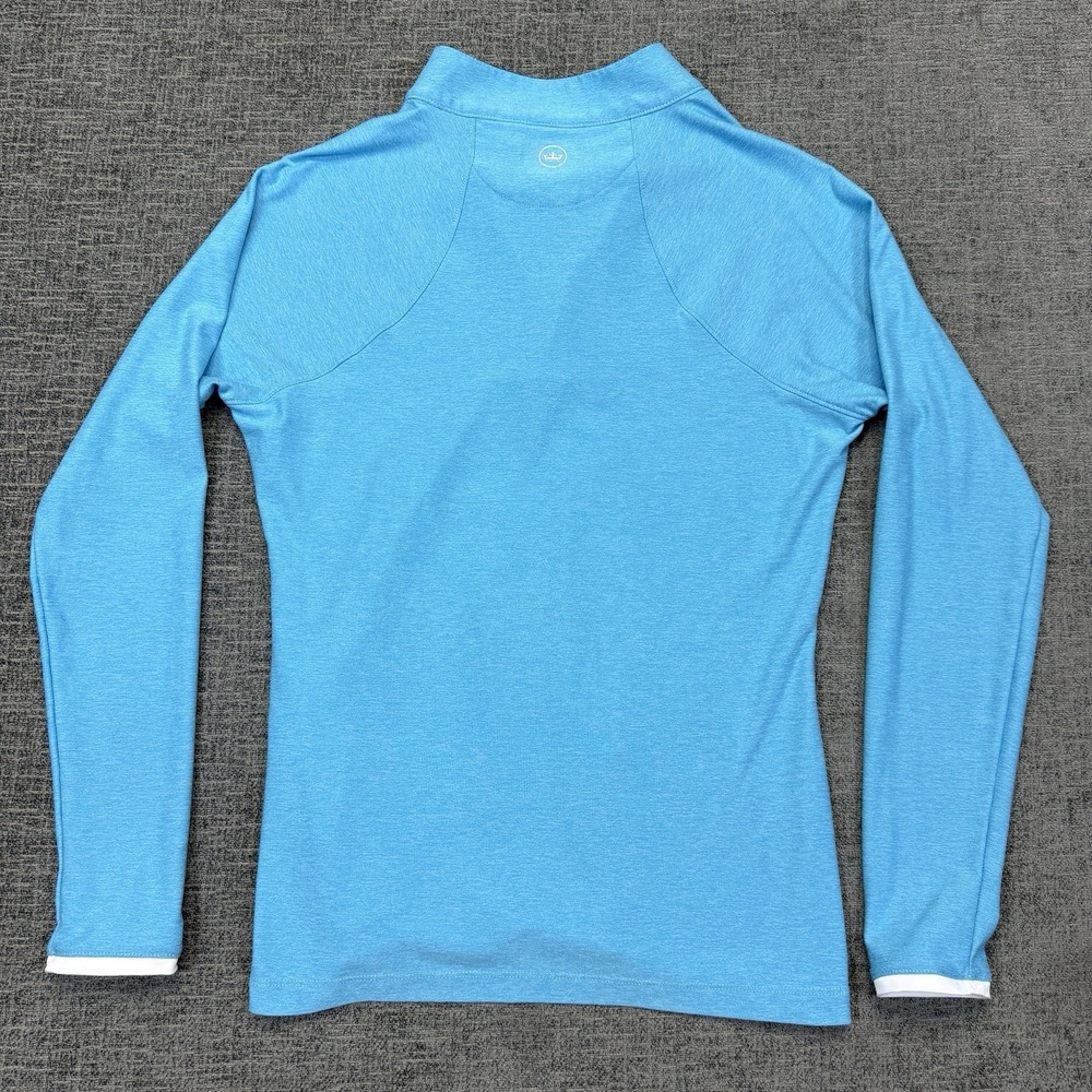 Peter Millar Pullover Women's Small Blue 1/4 Zip‎ Perth Performance Golf UPF 50+ - Picture 5 of 8